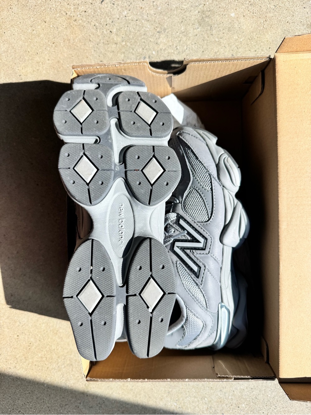 New Balance Women’s Grey Grey Suede Sneakers - Picture 6 of 8